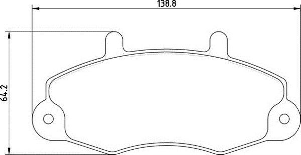 MAGNETI MARELLI Piduriklotsi komplekt,ketaspidur 363710200389